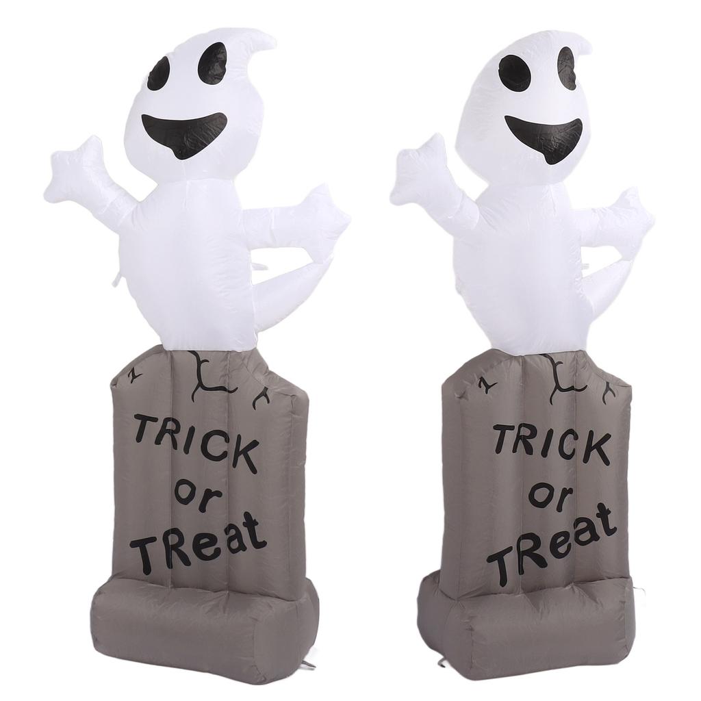 Inflatable Ghosts Tombstones Decoration 5Ft LED IP44 Waterproof With Blower Blow Up Ghosts