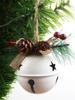 Xmas Bell Iron Decorative Pendant Tree Door Window Hanging Home Decoration Reusable
