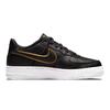 Nike Air Force 1 LV8 GS Black Metallic Gold Kids Sneakers DM3322-001