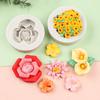 Mini Rose Camellia Daisy Flower Silicone Sugarcraft Mold Cookie Cupcake Chocolate Baking Mold Fondant Cake Decorating Tools