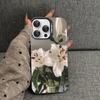 Lily Flowers Phone Case For iPhone 16 15 14 13 12 11 Pro Max X XR XSMAX 8 7 Plus Matte Shockproof Back Cover