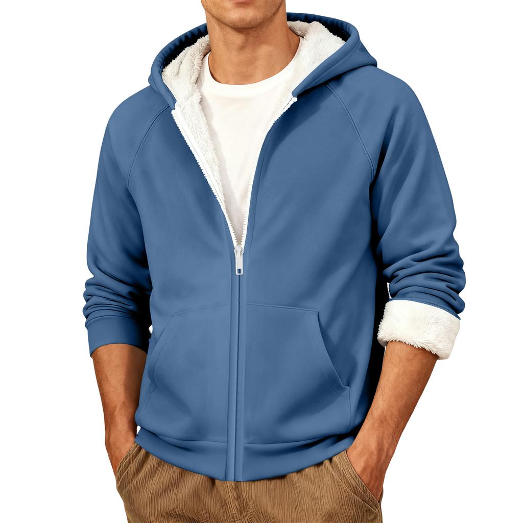 Men's Casual Warm Hooded Jacket