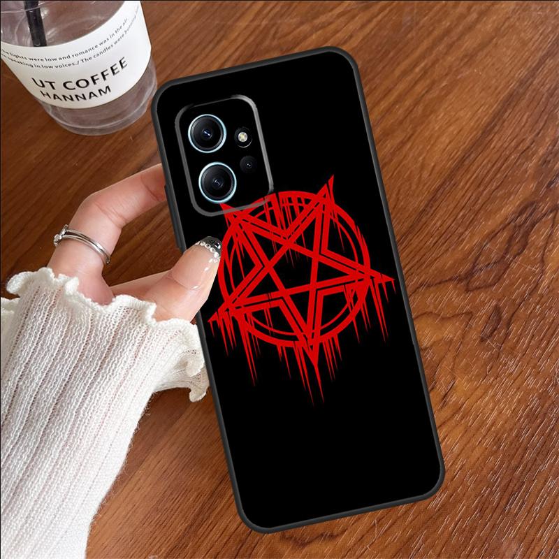 

Gothic Satanic Pentagram Case For Xiaomi Redmi 14C 13C 10C 12C Redmi Note 9 10 11 12 13 14 Pro 9S 10S 11S 12S Cover Redmi Note 14 Pro 5G