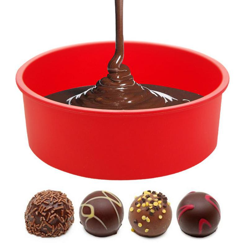8-Inch Food Grade Silicone Round Baking Pan Cake Mold