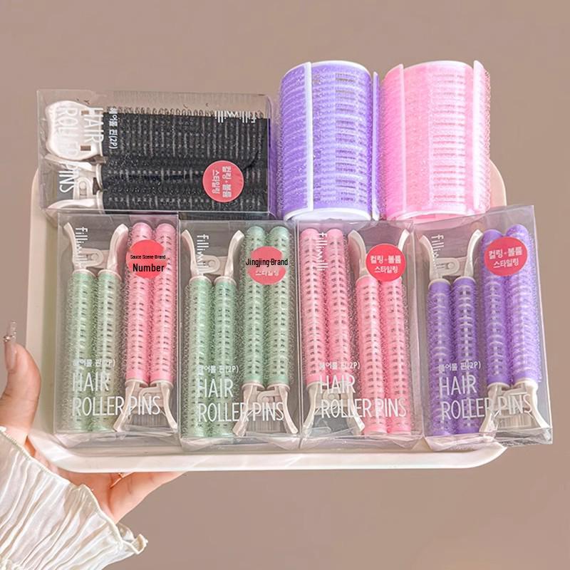 Air Bangs Curling Iron & Hair Root Clip for Fluffy Volume & No-Trace Shaping