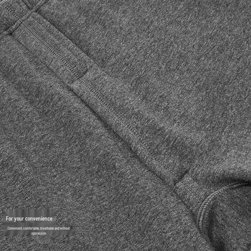 Seven Wolves Men's Half-High Collar Fleece-Lined Thermal Underwear Set