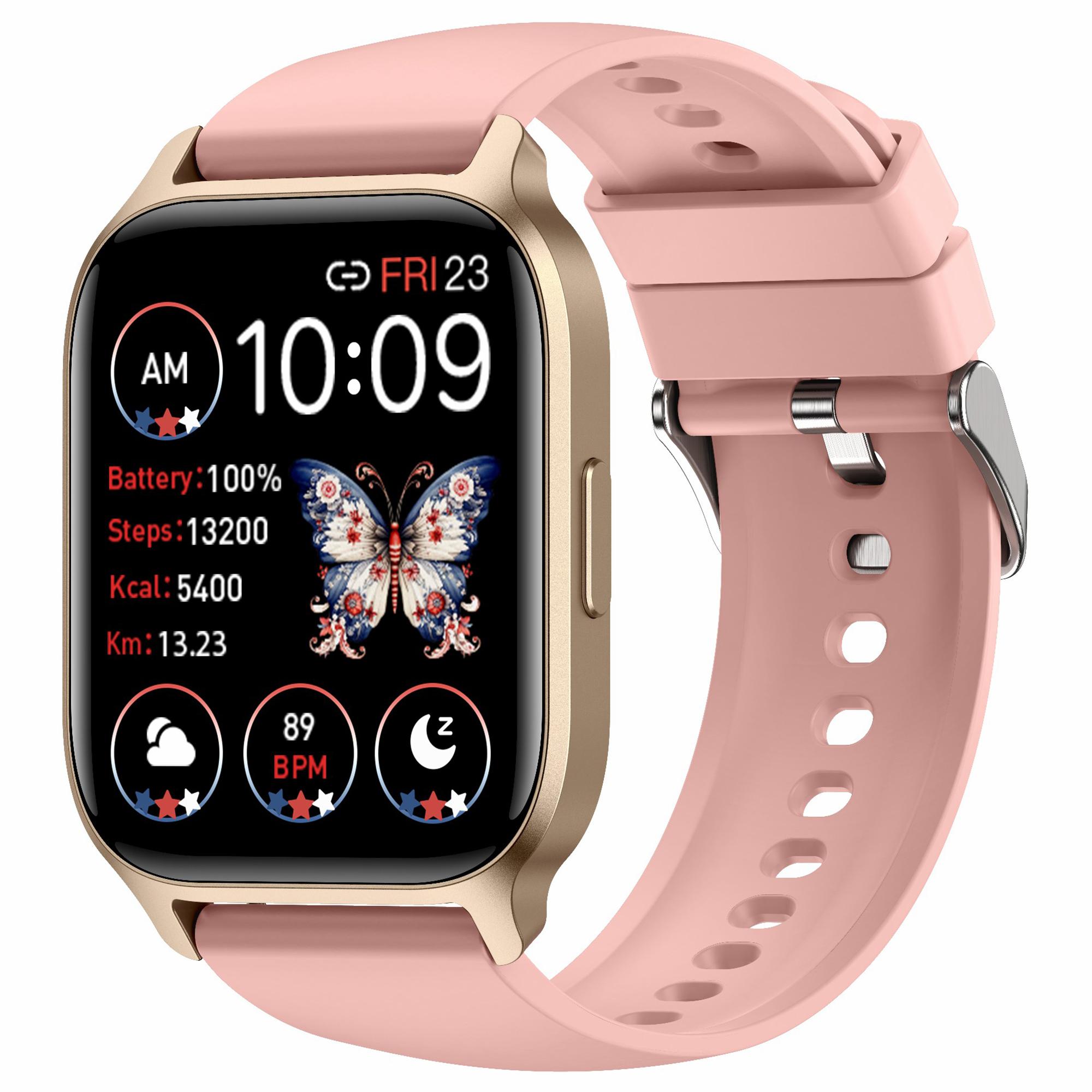 

Розумний годинник Y3 з підтримкою Bluetooth-дзвінків, монітором серцевого ритму, 1,85-дюймовим HD-екраном, спортивний годинник Pink