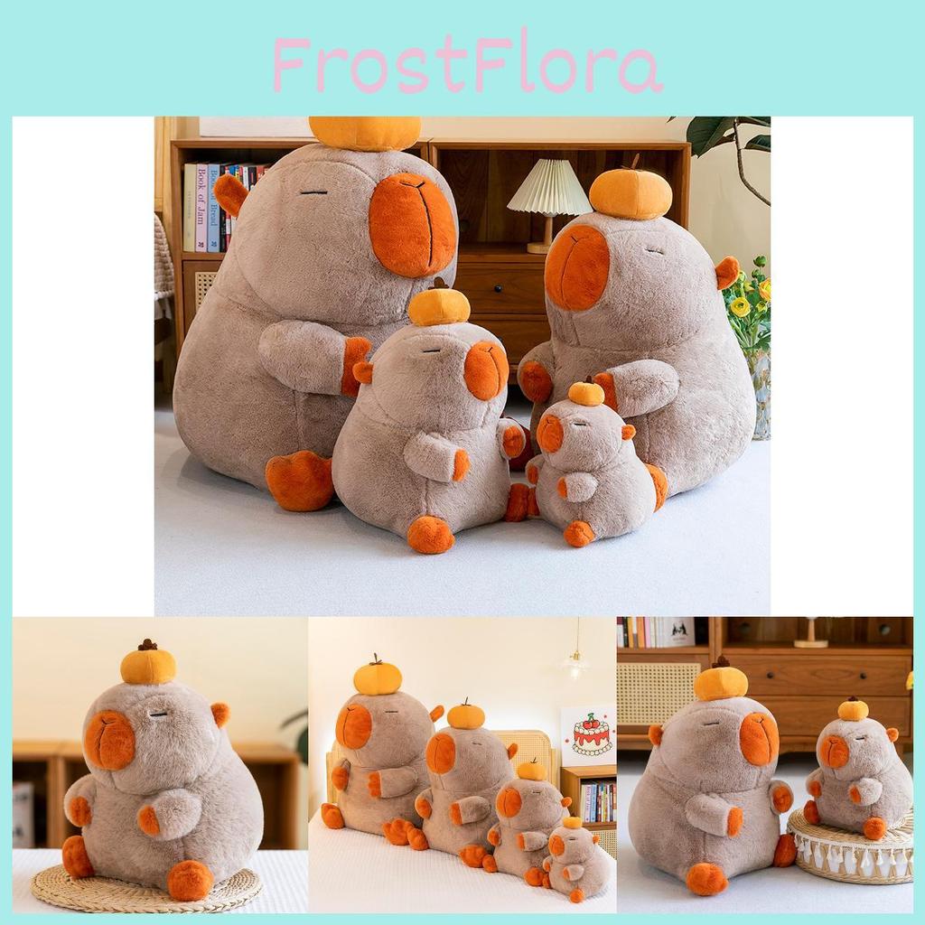 Capybara Persimmon Cartoon Plush Doll Childrens Birthday Gift Home Decoration