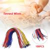 100Pcs Tin-Plated Breadboard PCB Solder Cable 26AWG 20cm Fly Jumper Wire Cable Tin Conductor Wires 1007-26AWG Connector Wire