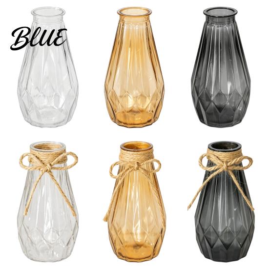 Verdickte Imitationsglas-Vase Dekorative Blumenvase Transparenter Stil Halter für Heimvasen Dekor Dekor Moderner Blumengefäß Frisch Und