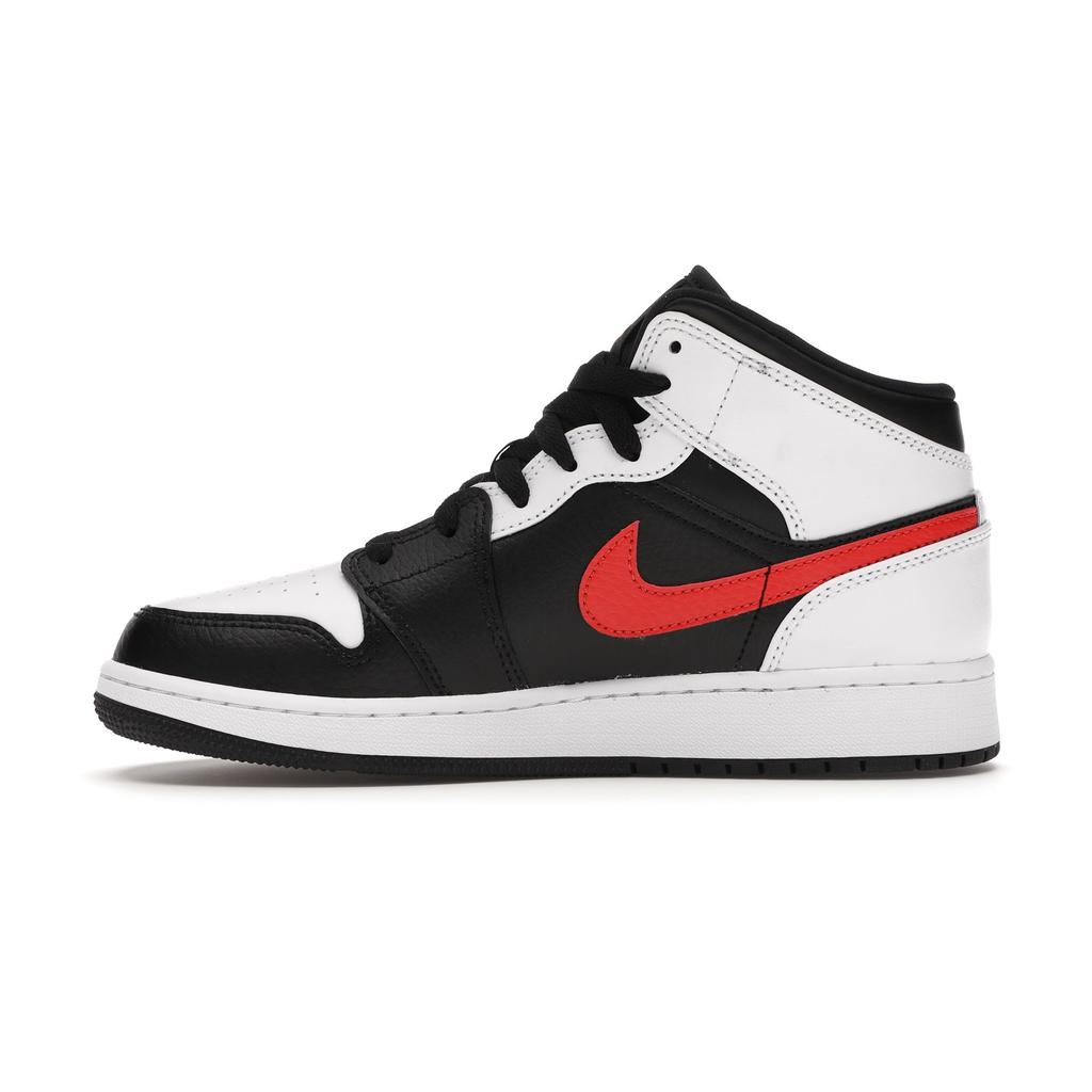 Air Jordan 1 Mid GS Chile Red Black White 554725-075
