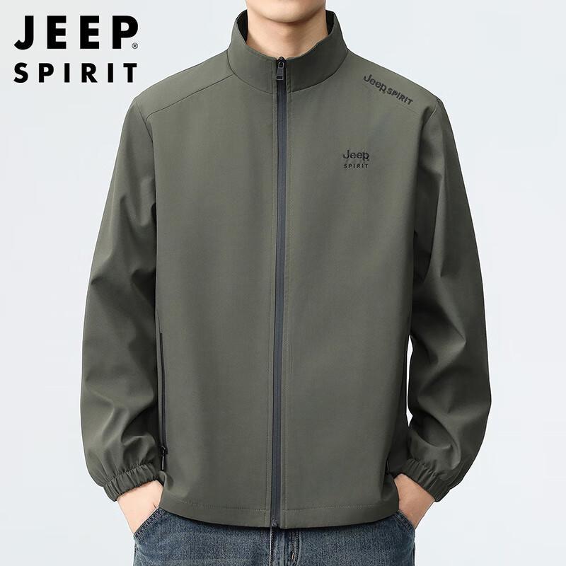 

Jeep Spirit Men s Stand-Collar Casual Jacket 1805 M