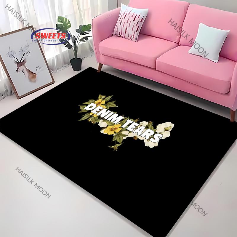 

New To D-DEN1M T-TEARS Printed Four Seasons Carpet! Anti-slip Sound Insulation, Living Room Bedroom Entrance Door Mat Sofa Rugs 60x90(23x35in)