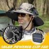 For Outdoor Camping Fishing Hiking Sunscreen Fisherman Hat Solar Fan Cap Replacement Lightweight Cooling Fan Usb Charging