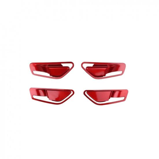 For Hyundai Elantra - Bright red Inner Door Handle Bowl Cover Trim 4pcs