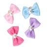 20pcs Pearl Decor Polka Dot Bow Hair Scrunchies Polka Dot Pattern Dog Bow Hair Bands  Pet Grooming