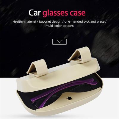 Magnetischer Brillenhalter für die Sonnenblende im Auto, Brillenetui, Organizer, Brillenaufbewahrungsbox, Halter für Visier, Sonnenschutz, Autohalter für Brillen
