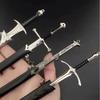 22cm Metal Gandalf Katana Sword Movie Rings Knight Knife Iron Real Size Japanese Katana Samurai Sword Cosplay Kid Toy Anime Gift