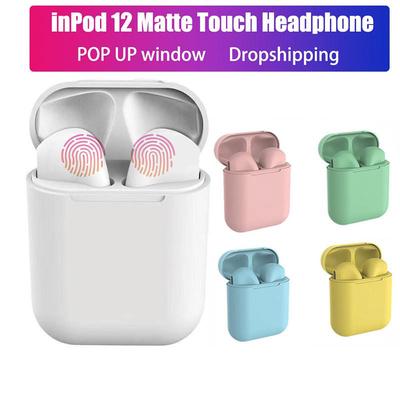 Inpods12 TWS TWS Earbuds 5.0 Bluetooth Earphones Wireless Headset For Iphone For All Android Phone