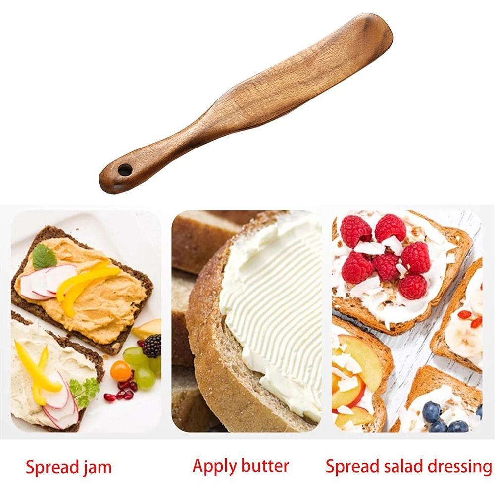 Žáruvzdorná dřevěná stěrka Nepřilnavá lopatka na steaky Dřevěná naběračka Cedník Vaření ve Woku