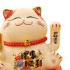 Chinese Cat Ornaments Animal Figurine Ceramic Waving Craft Sculpture Statue for Garden Indoor