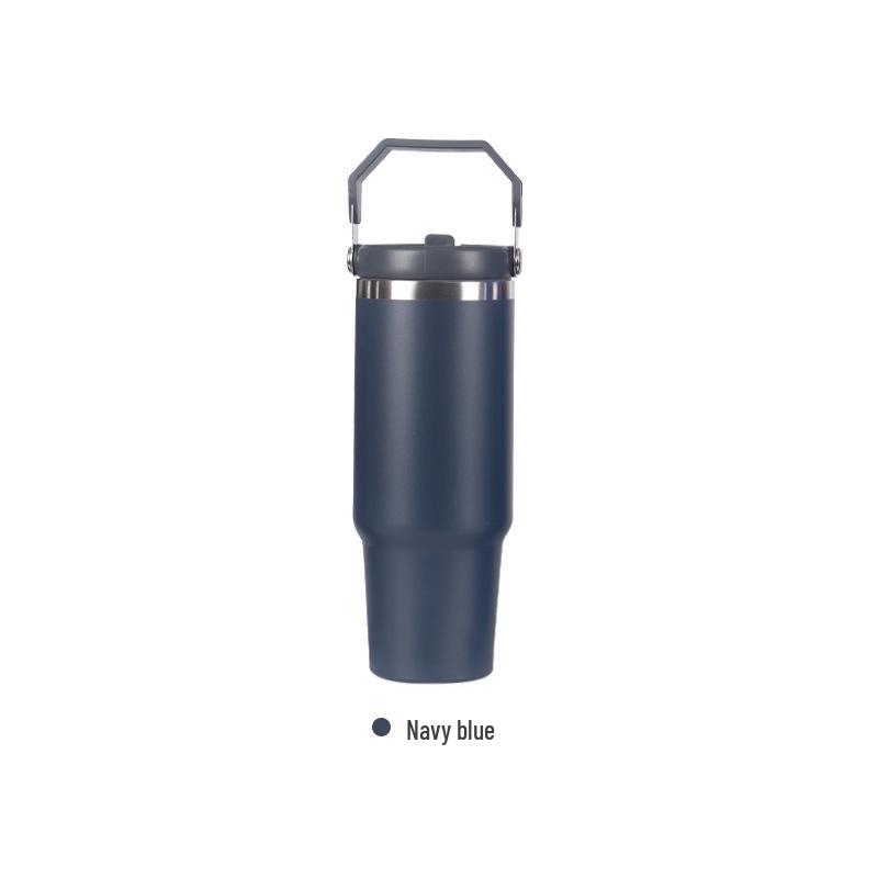 30oz 304 Stainless Steel Ice Buster Cup - Portable Double-Layer Vacuum Insulated Outdoor Tumbler with Handle