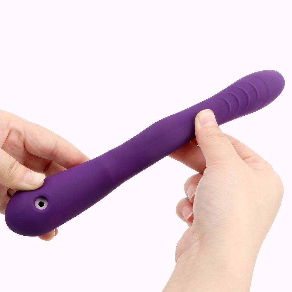 Clitoris Vagina Stimulator G-spot Vibrator Female Masturbation Sucking Vibrator U Shape Bendable Sex Toys for Couple