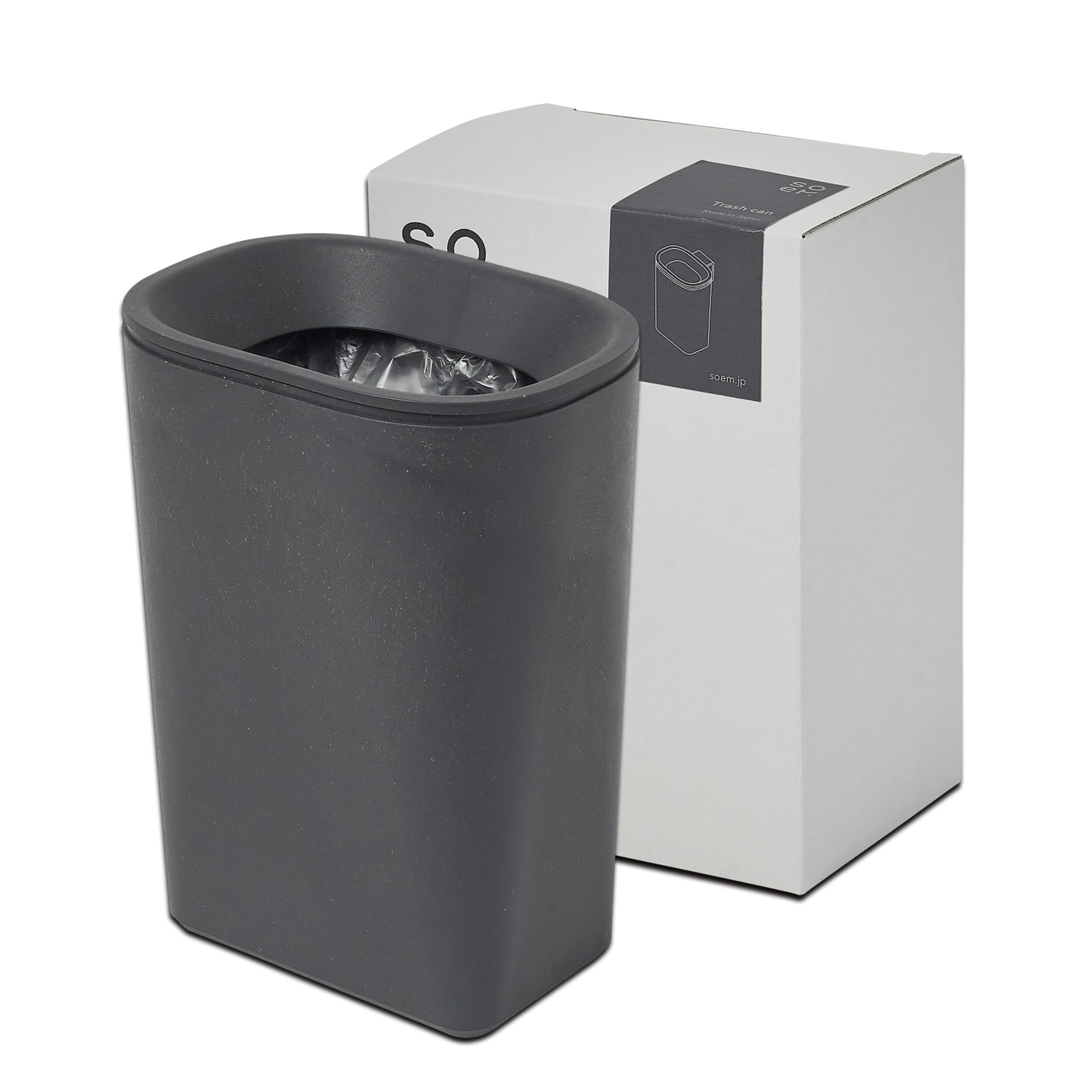 

soem Тонкое мусорное ведро с подвесным крючком CGY Компактное и Идеальное для и Подарок [Экономия места] 1.6 л Крючок, [Сделано в Японии], Маленькое, Кухни, Настенное, Автомобили,