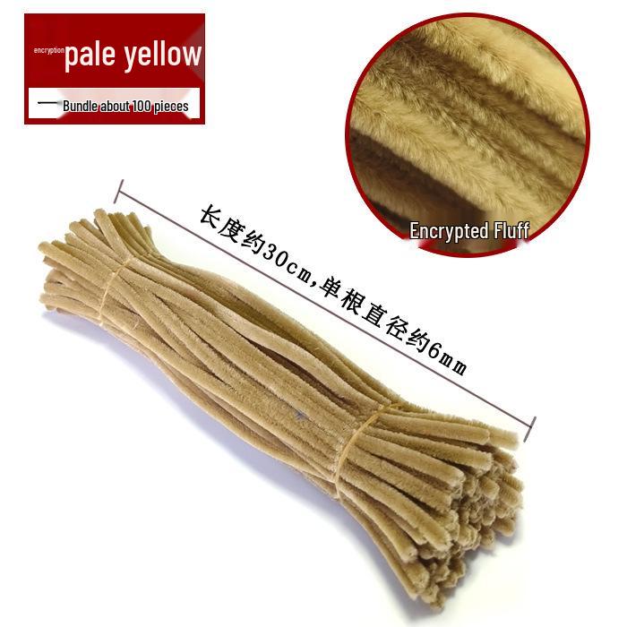 Super Dense Velvet Chenille Stems Sunflower Bouquet DIY Kit with Eco-Friendly Pipe Cleaners