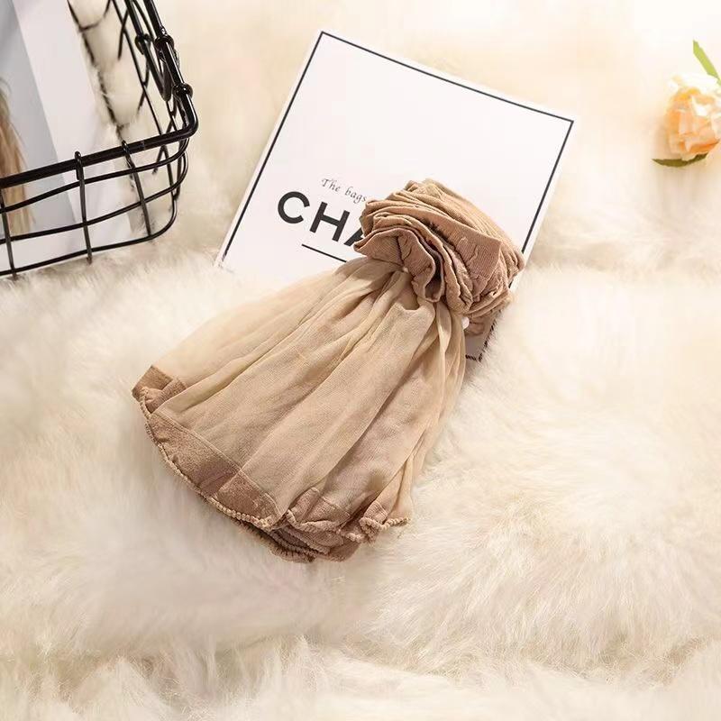 10pair Crystal Transparent Silk Socks Female Summer Sock Sexy Thin Elastic Womens Socks Short Black Skin Color Nylon Ankle Socks