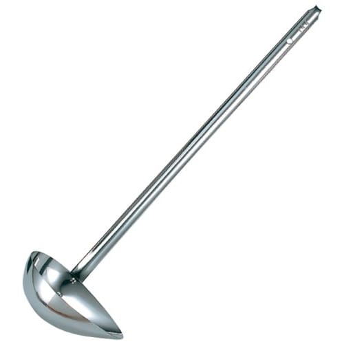 Gyokukodo Manufacturing Co., Ltd. Sanpo Sangyo Long Handled Horizontal Mouth Ladle, 144cc, 18-8 Stainless Steel, Japan, BLCH502