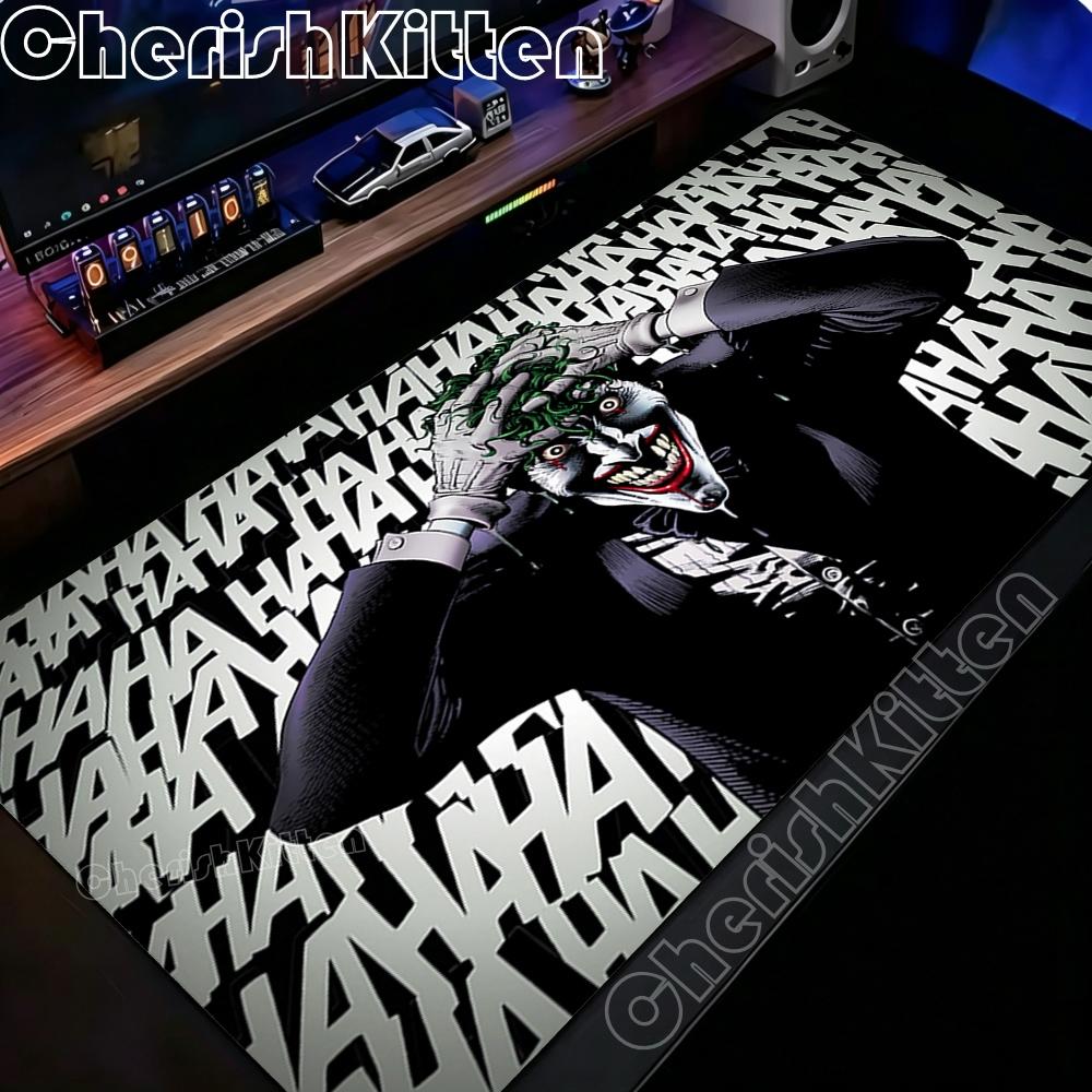 HD Printing Jokers Anime Mousepad Computer Gamers Locking Edge Non-slip Mouse Pad XXL 90x40cm Keyboard PC Desk Pads Carpet