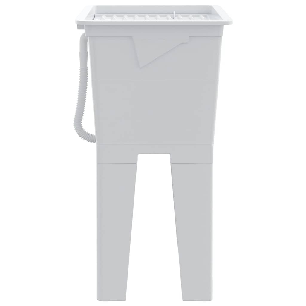 Laundry Tub White 59x41x75 Cm Resin