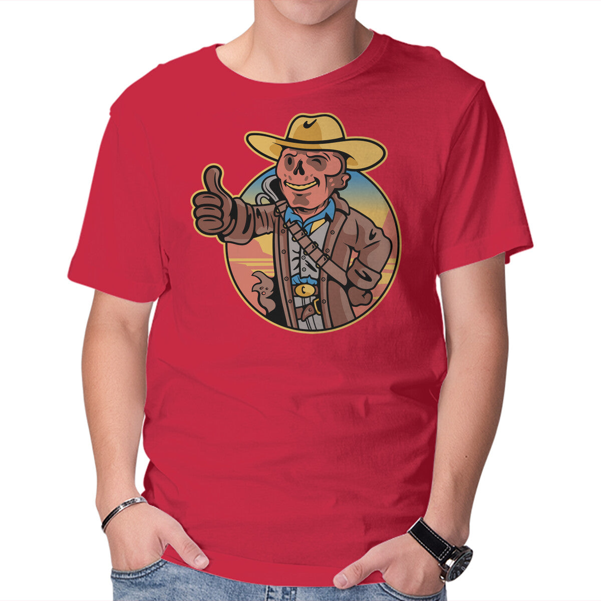 Unisex Crew Neck T-Shirt The Ghoul Boy Graphic Short Sleeve Casual Tee XXXXL
