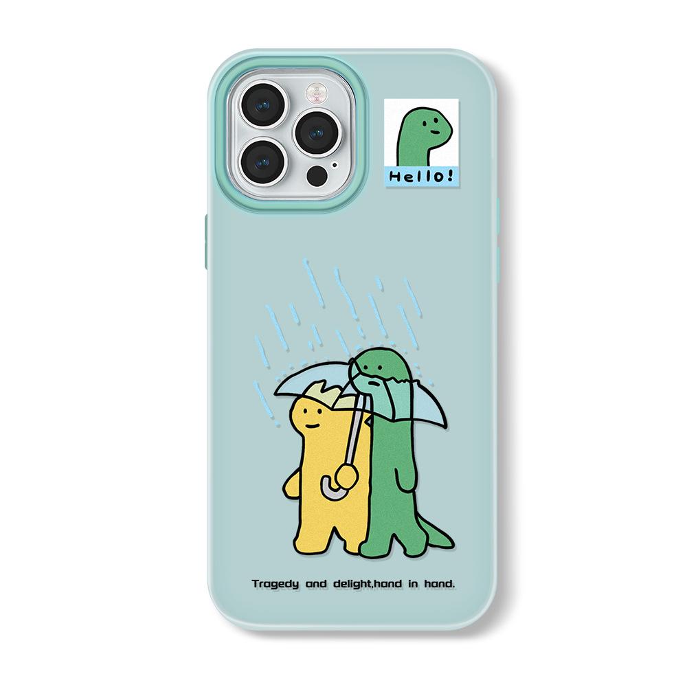 

Мультяшный силиконовый чехол Zhitai для iPhone 11/12/14/15/16 Pro/Pro Max - Защитный чехол 15