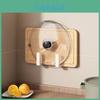 Kitchen Wall Mount Pot Lid And Cutting Board Rack With Steel Material For Space Saving