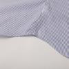 HITOYOSHI Easy Care Shirt Long Sleeve 10 Sizes Hitoyoshi Dress Shirt Cotton LB-W3 [Semi-wide/Navy Stripe/39-84] Men's 100%