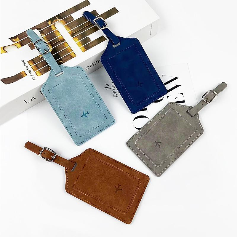 Multi-Color Luggage Tag & Anti-Magnetic Passport Holder Set