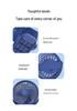 Mini USB Rechargeable Clip Fan - Portable Handheld & Desktop Small Fan for Office & Dorm