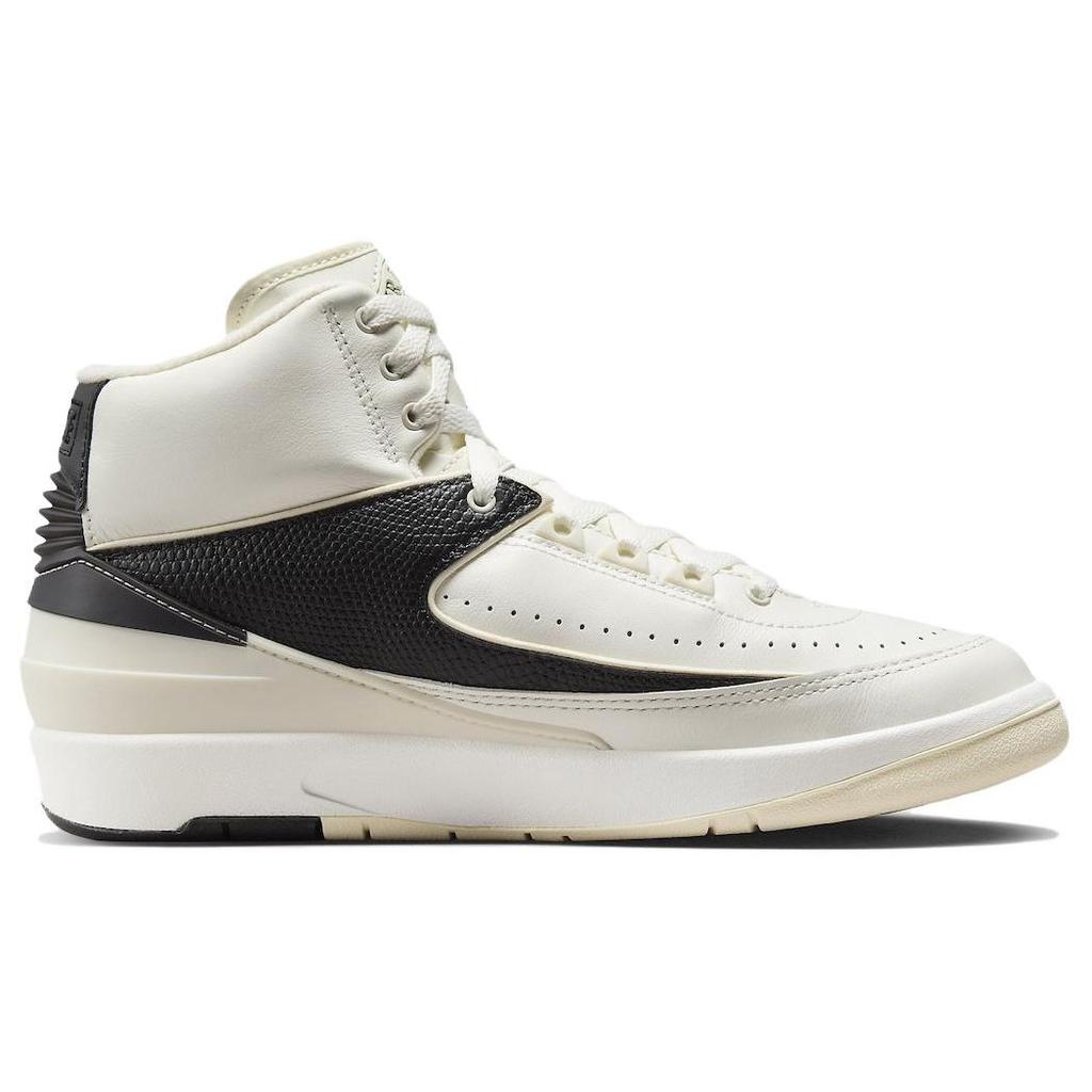 Air Jordan 2 Retro Sail Black Women Sneakers Cream Coconut-Milk DX4400-100