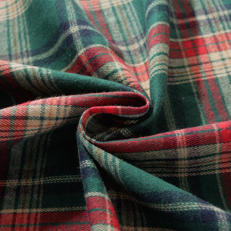 

Клетчатая ткань Рождественская на метр для юбки, униформы, платьев, фона, DIY шитья, ткань в шотландском стиле, мягкая, дышащая, удобная 50x150cm