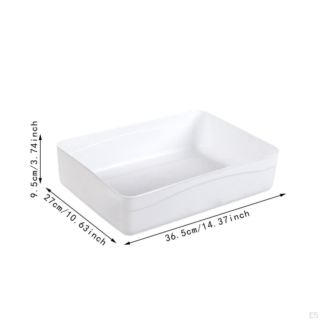 Underwear Drawer Organizer Multifunction Storage Bin for Scarves Belts Socks With Lid