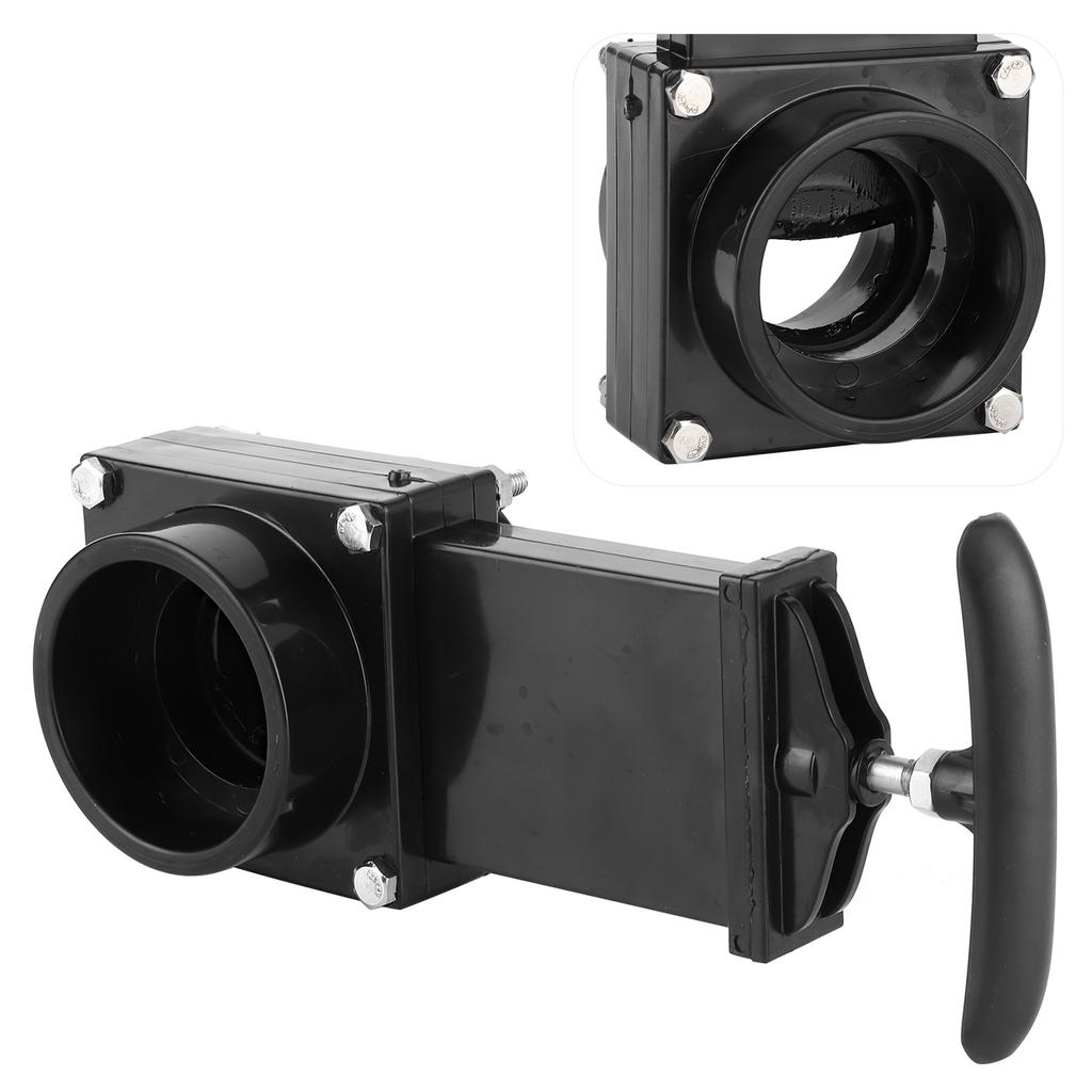 50 mm RV Avløpsventil Tømming Avfall Kloakk ABS Ventil for Utendørs Tilbehør for Caravan