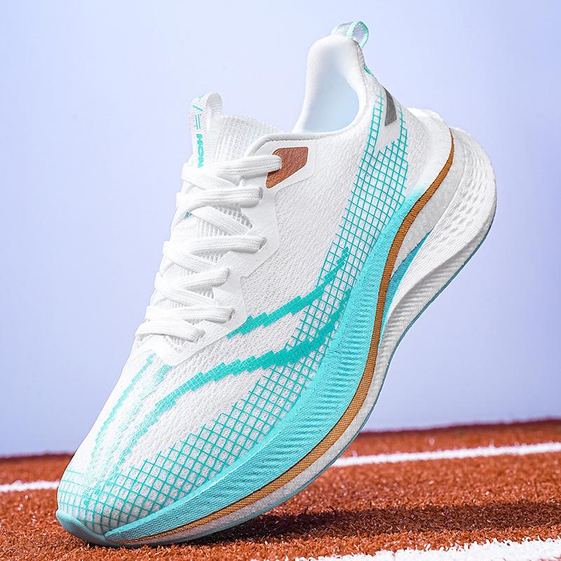 Running shoes summer breathable non-slip new ultra-light carbon plate professional racing casual sports shoes