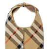 Burberry Classic Check Lace-Up Polyester Tote Bag Women Bags Beige 81100291