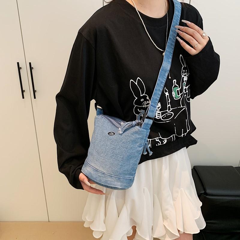 Denim Bag Student Shoulder Bag Women's Crossbody Bag Mobile Phone Bag