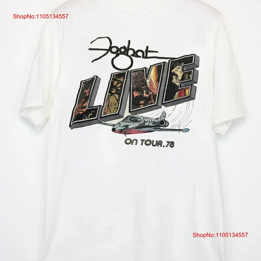 Foghat Band ON TOUR T Shirt Short Sleeve All Sizes S To Xl T Vintage Washed Soft Slightly Fashion Homme Unisex