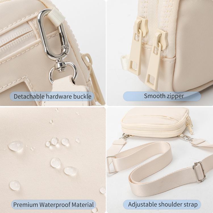 Borsa a tracolla Lulu: Borsa versatile unisex a tracolla, da petto e da corsa in vita per esterni e sport.