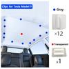 For Tesla Model Y Juniper 2026 Roof Sunshade Clips Skylight Split Shade Windows Sunshades Sun Block Clip Model S X 3 2025 2024