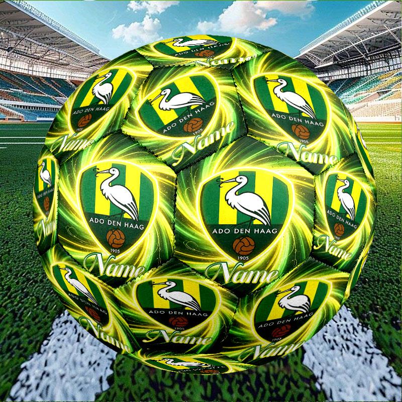 Custom Name Personalized ADO Den Haag Print Size 5 Soccer Ball Training & Match Football, for Team, Kicking, Gift for Football Enthusiasts
